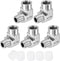 uxcell 2Pcs G3/8 Inch Male x G3/8 Inch Female 90 Degree Barstock Street Elbow, 304 Stainless Steel Pipe Fitting Adapter