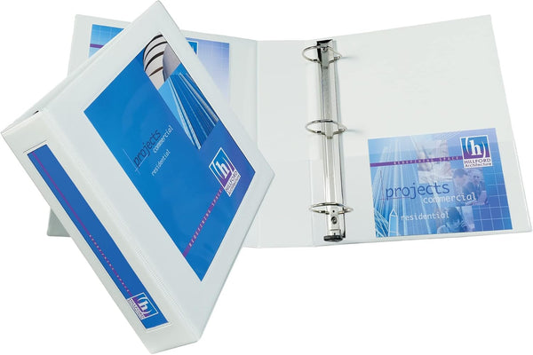 Avery Framed View Binders, One Touch 2-Inch EZD Ring, Holds 8.5 x 11 Inches Paper, White (68036)