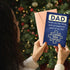 BETHEGIFT Dad Card for Fathers Day - Fathers Day Card - Thank You Card for Dad - Dad Birthday Card from Daughter, Son
