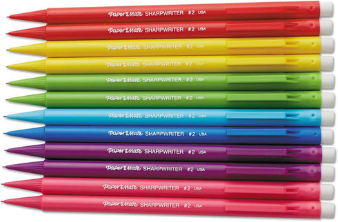 Paper Mate Glass Black Cushion Point Pen, 1 Dozen