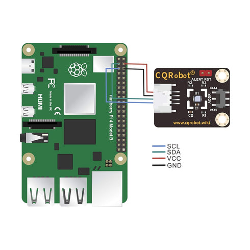 Temperature and Humidity Sensor for Raspberry Pi/Arduino, SHT31-DIS-F Chip, Industrial Monitoring