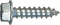 The Hillman Group 70329 14-Inch x 5/8-Inch Hex Washer Head Slotted Sheet Metal Screw, 100-Pack, zinc by Hillman