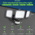 120V, 3CCT 3000K/4000K/6500K Light,ETL,3 40W 4500LM ALUSSO Motion Sensor Outdoor Lights Hardwired(Not Solar),Flood