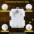 cshare 9.8ft 30 String Lights Outdoor Waterproof LED, Warm White Fairy Lights Battery Operated with Timer Clear Wire