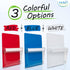 YES4QUALITY Magnetic Pen Holder for Refrigerator, Strong Magnetic Back, Dry Erase Marker Holder, Clear & White Pencil