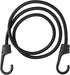 ZHOUBIN 48 Inch Black Bungee Cords with Hooks, Heavy Duty, 1 Pcs