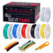 TMH 22 AWG Solid Hookup Wire Kit, 6 Color Electrical Wires (30ft