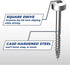 Kreg SPS-F125-100 Zinc Pocket Screws, 1-1/4 Inch #6 Fine Thread, Pan Head (100 Count)