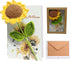 Birthday Card for Women Handmade Crochet Sunflower for Her Birthday Card for