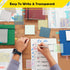 SYMDROMIA 3"x3" Transparent Sticky Notes, Clear Self-Adhesive Pads, 800 Sheets Soft Morandi for Office School Supplies
