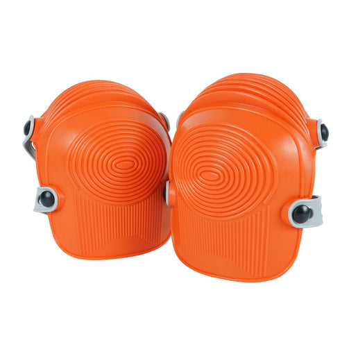 15-431 Ultraflex Non-Skid Premium Protective Gear, Flexible Design Plastic Kneepad, Orange