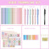 Bible Journaling Kit, Bible Study Supplies, Highlighters and Pens No Bleed, Laminated Bible Tabs, Sticky Notes