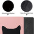 Cute Kitten Mouse Pad - Pink Kawaii Anti-Slip Rubber Mousepad for Kids & Laptops, Size 9.5x7.9 inch