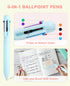 GUGUKUKU 56 Set 0.5-0.7mm, PCS Aesthetic School Supplies Cute Stationary with Pencil Case, Inspirational Ballpoint