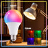 Dimmable E26 Warm LED Light Bulb, 6W RGBW Color 500LM, 16 Color Changing Modes, Remote Control, 2 Pack