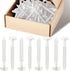 Blulu 60 Pcs 3 Inch Vinyl Shutter Fastener Window Panel Peg Lok Pin