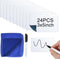 Dry Erase Labels Stickers - 24 Pack, 3x5 inch Reusable Dry Erase Sticky Notes, Mini Whiteboard Label Stickers,