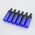 22 PCS 5ml Blue Small Dropper Bottles - Essential Oil Glass Bottle with Glass Eye Dropper