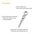 binifiMux 35Pcs M5 0.8mm 5mm 3D x Stainless Steel Self-Lock Nylon Inserted Locking Nuts for Wheels, Printer, Bike