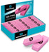 Noverbee Pink Erasers, 100 Pk, Bulk Erasers for Pencils, Kids, School Supplies, Art, and Office Use
