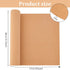 BENECREAT 137.8x15.7 Inch Cork Board Roll, 1mm Thick Rectangular Natural Cork Piece, Cork Sheet Roll for Bulletin Boards, Wall Decorations, DIY Crafts by BENECREAT