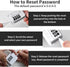 Upgraded Fridge Lock, Combination Refrigerator Lock for Child Safety, Freezer Lock with Code, White