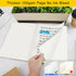 EUSOAR Blank Journal Notebook, 3 Packs Large A4 8.5" x 11", 40 Sheets/80 Pages, 100gsm Thick Paper Kraft Sketchbook for