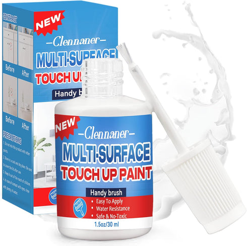 White Touch Up Paint Pen, Multi-Surface Paint for Chips and Scratches, Semi-Gloss Paint for Walls, Furniture, Appliance
