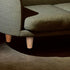 4pcs Luxshiny Solid Wooden Furniture Legs with Anti-Slip Pads Straight Replacement Bed Legs for Sofa Cabinet Tv Stand