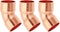 PATIKIL 5/8" ID 1mm Thick Elbow Copper Fitting, 3pcs 99.9% Pure Copper 45 Degree Pipe Fitting