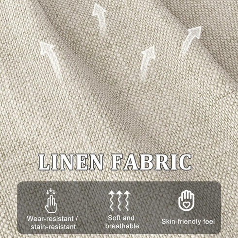 BLLMTEAR 100cmx40cm 120x40 90x35 150x40, 9cm Backing(13,30x80cm) Indoor Bench Cushion Seat Pad Linen Rectangle Bench