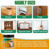 WANJAO 200g Wood Lubricant, Drawer Slide Lubricant Wax Multi-Purpose Wood Lubricating Paste Eliminates Noise Suitable