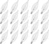 COLWATT 20-Pack E12 Candle Light Bulbs 25W Warm White 2500K, 240 Lumen