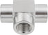 Metalwork 316 Stainless Steel Pipe Fitting Tee, 3/8" NPT Female x 3/8" NPT Female x 3/8" NPT Female, 1 Pc