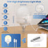 E12 Bulbs 10W 900lm 3-in-1 3500mAh 60W Bulbs 4 Pack Rechargeable Light with Remote, Battery Operated Emergency