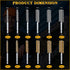 24 Pieces Bore Brush for Drill Wire Bore Brush Set Wire Cleaning Brush Set Stainless Steel Cleaning Brush for Power Drill Impact Driver (Stainless Steel,Brass)