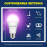 Bulbs 100W 1350LM 11W Bulb A19 E26 2.4G Bulb, 1PC Lightinginside Smart Light Equiv., Smart Works with Alexa/Google