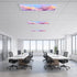 seewan Lights-Magnetic,2pcs,Geometric 2ft 4ft-For 48"L 24"W-2pcs) Fluorescent Light Covers for Ceiling & Stained Glass