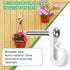 20Pcs SELEWARE White Q-Hanger Hooks for Outdoor String Lights, Screw-in Christmas Light Hooks for Hanging Patio, Fairy