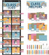 Pasimy 89 Pcs Class Jobs Pocket Chart, Boho Class Helpers Educational Management Chart for School