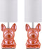 EOEYYOYB Set of 2 Ceramic Table Lamp, Puppy Shape Desk Lamp Cute