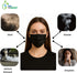 300 Pack 3 Black Ply Disposable Face Mask, Breathable Non Woven Layers Soft Earloop, Comfortable Fit for Adults Daily