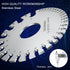 Professional Wire Gauge Measuring Tool - Set of 2, Stainless Steel Metal Thickness Gauge & Dual-Sided Round Gauge
