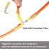 50 PCS Heat Shrink Piggyback Spade Connectors, Insulated Quick Disconnect Crimp Terminals for Marine Automotive