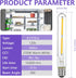 BUMLLASHOP bulb T6.5 E17 Dimmable Bulbs 4W, Bulb Light replacement Tubular Light LED Appliance It is suitable for wall