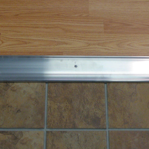M-D Building Products 79996 Silver Aluminum Commercial Dome Top Low-Profile Threshold, 3-1/2 x 5/8 x 36 in.