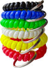 Wrist Keychain, Spring Spiral Stretch Coil Wristband Key Ring for Gym, Pool, ID Badge, Keys