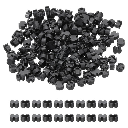 PATIKIL 200 Pcs LED Spacer, 4mm OD 2mm Height Double Pit LED