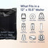 SMART 12x15.5 Recycled Poly Mailers, 100 Pack of Black Eco-Friendly Mailing Bags, Recyclable & Sustainable Supplies