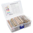 1120Pcs 56 Values 1W ±5% 0.33R-2.2M Ohm Carbon Film Single Resistor Kit Electrical Electronics Small Resistors Pack